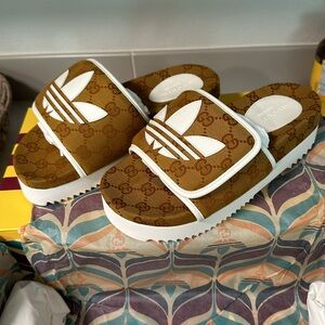 Adidas Gucci slides!